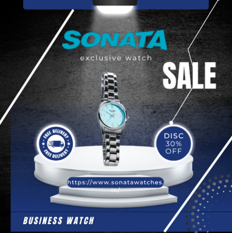 Sonata Poze Blue Dial Watch – 30% OFF Sale Live!