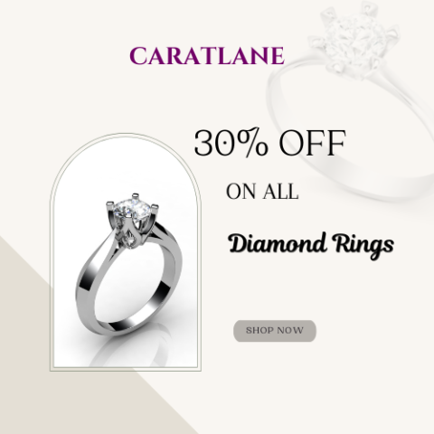 Get 30% off on Diamond Rings