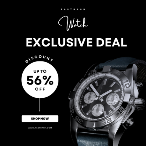 Get 56% off on luxury watches