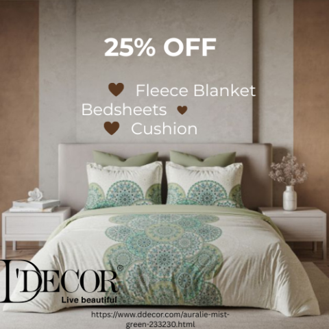Up to 25% OFF on selected Bedding Collections.