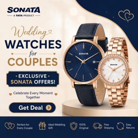 Wedding Watches for Couples – Exclusive Sonata Offers!