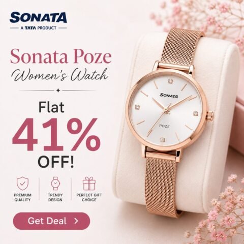 Sonata Poze Women's Watch – Flat 41% OFF!