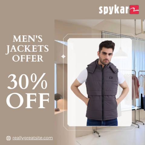 Men's Jackets Offer – Up To 30% OFF