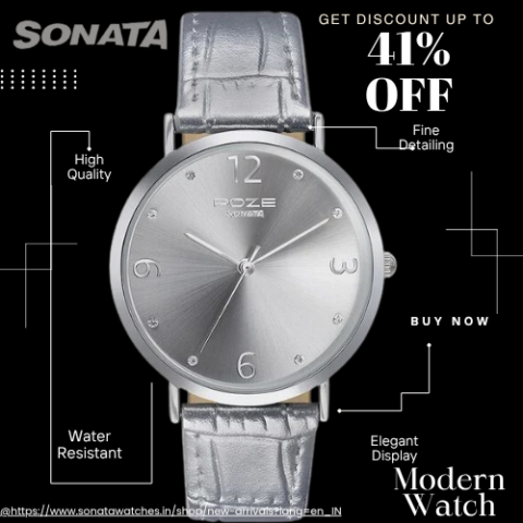 Sonata Poze Women's Watch – Flat 41% OFF!