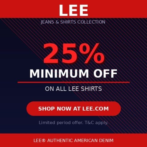 lee discount code