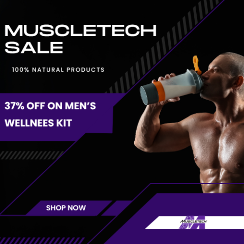 MuscleTech-Get Flat 37% OFF On Men's Wellness Kit | MuscleTech Promo Code