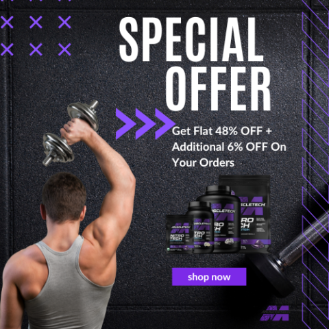 MuscleTech-Body Builder’s Choice Bundle - Get Flat 48% OFF + Additional 6% OFF On Your Orders