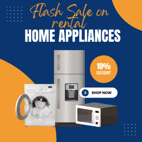 upto 10% off on Pune Appliance Rental. Rent refrigerators, washing machines, microwaves, air coolers, and more.