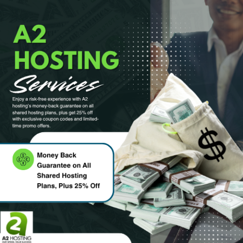 A2 hosting-Money Back Guarantee on All Shared Hosting Plans, Plus 25% Off