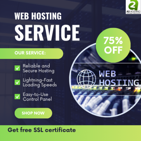 A2 hosting-Get 75% OFF on web hosting+ free SSL certificate