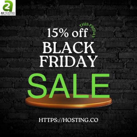 A2 hosting-black Friday Sale - 15% Off All Plans