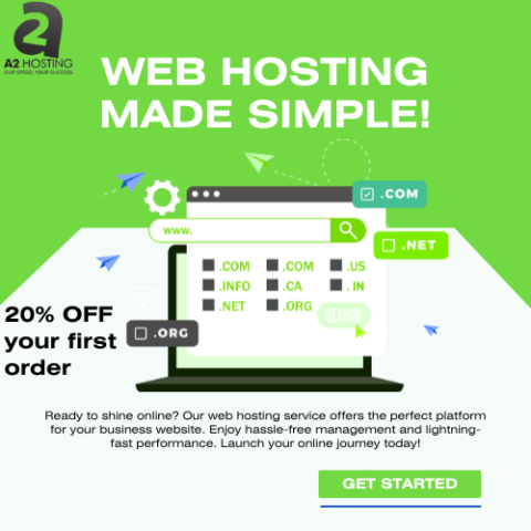 A2 hosting-First Purchase Offer - 20% Off Your First Order