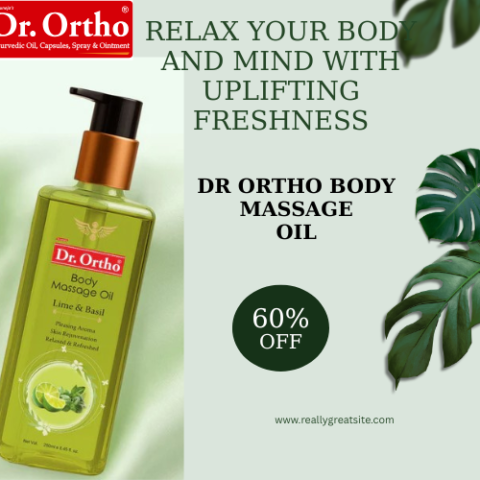relax your body and mind with Dr.ortho body massage oil get 60% off