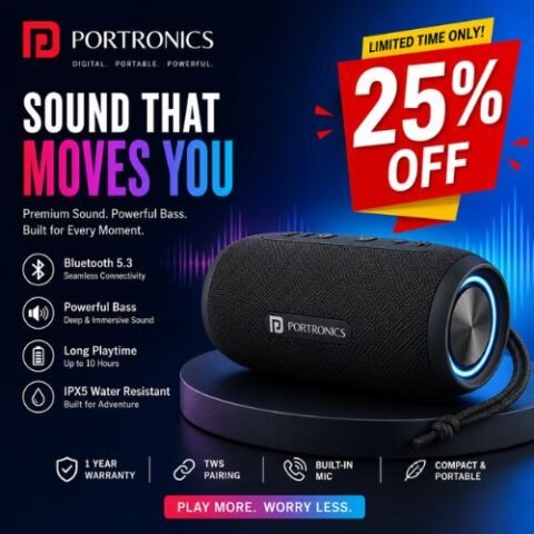Bluetooth Speaker Deal – 25% OFF