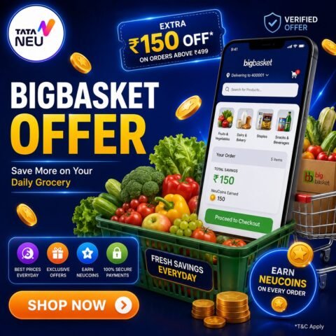 Tata Neu BigBasket Coupon Code for Grocery Shopping