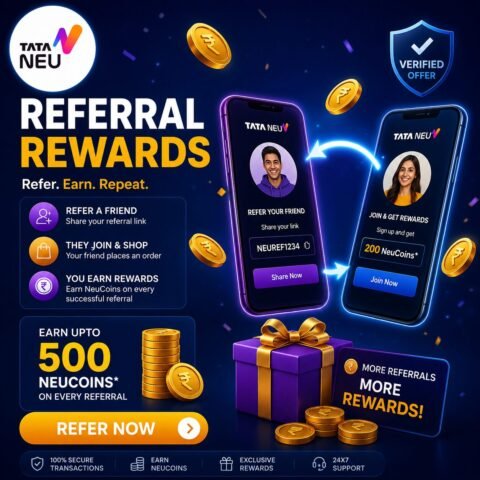 Tata Neu Referral Program with Refer and Earn Rewards
