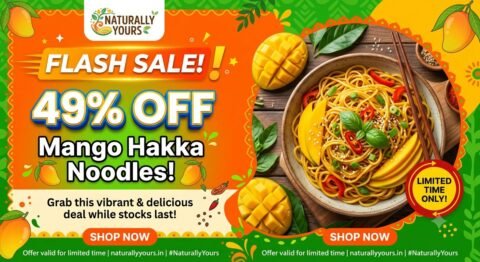 FLASH SALE 49% Off Naturally Yours Mango Hakka Noodles!