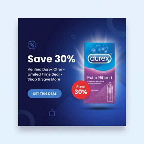 Durex Extra Ribbed Condoms Special Deal