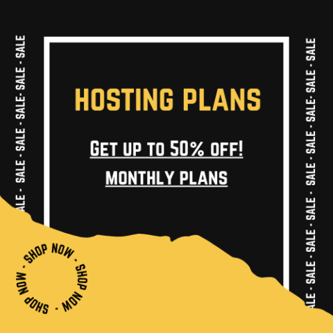 Get up to 50% off! monthly plans