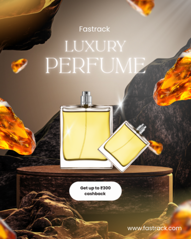 Get 300 cash Back on luxury Fastrack Perfumes