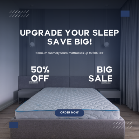 Premium memory foam mattresses up to 50% OFF.