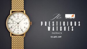 Get 10-60% off on fastrack prestigious watches. 