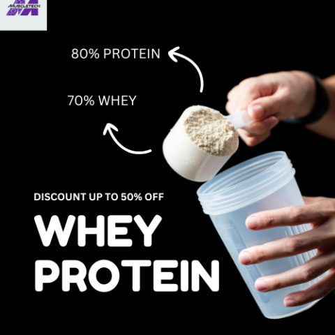 MuscleTech-up to 50% OFF on whey protein supplements