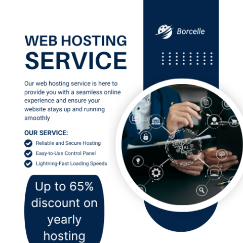 Up to 65% discount on yearly hosting