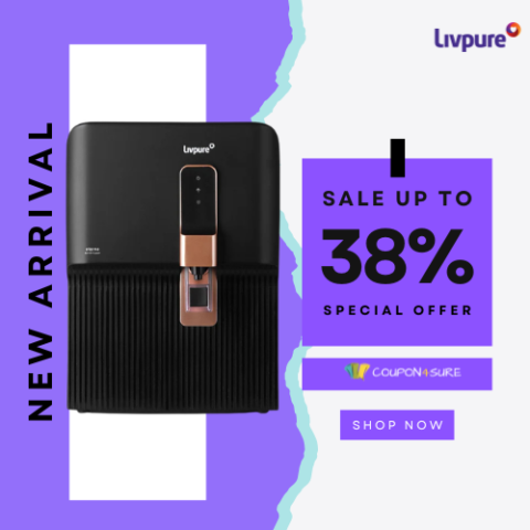 Livpure-Upto 38% OFF on premium water purifier models