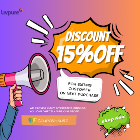Livpure-Flat 15% OFF for existing customers on next purchase