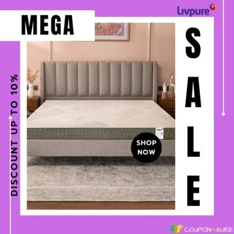 Livpure-Get Flat 10% Off On All Sleep Products
