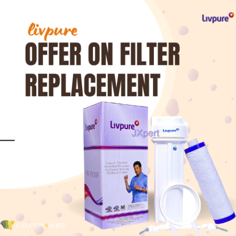 Livpure-Free filter replacement on select plans
