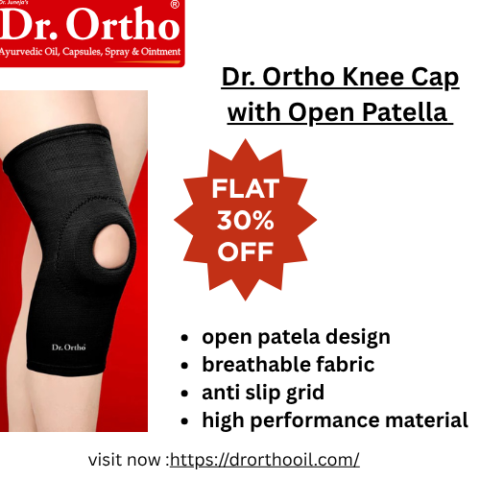 flat30% discount on Dr. ortho knee cap with open patella