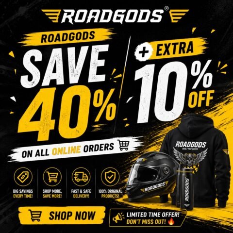 Roadgods Save 40% + Extra 10% OFF on All Online Orders