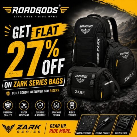 Roadgods Get Flat 27% OFF On Zark Series Bags