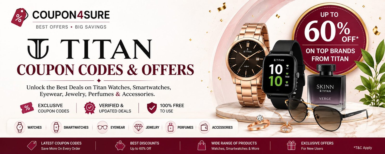 TITAN - Coupon Codes & Offers