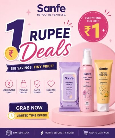 1 Rupee Deals for sanfe