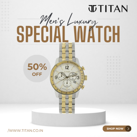 ⌚ Up to 50% Off on Titan Men's Luxury Watches