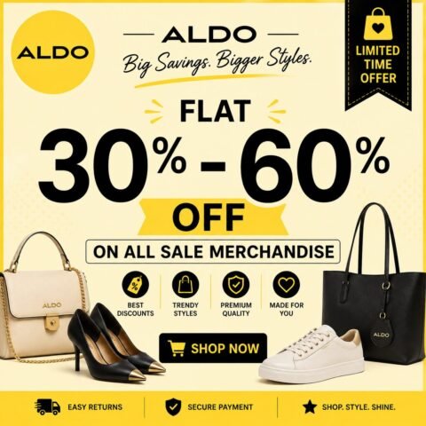 FLAT 30% - 60% OFF on All Sale Merchandise-