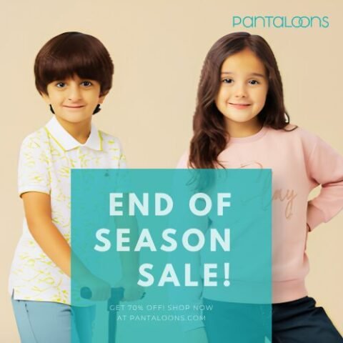 Get up to 70% OFF on pantaloons End of season sale