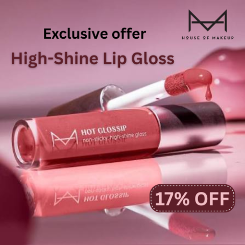 Flat 17% off on Lip Gloss