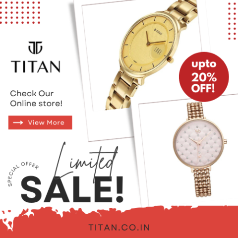 Titan Women's Watches Coupon – Get 10–20% OFF | Latest Deals & Discounts