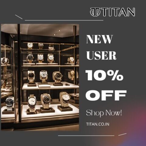 Titan New User Coupon – Get 10% OFF on Non-Discounted Watches | First Order Offer
