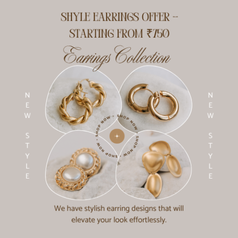 Shyle Earrings Offer – Starting from ₹750