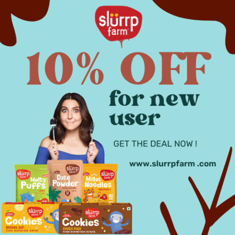 Slurrp Farm First Order Discount – Get 10% Off