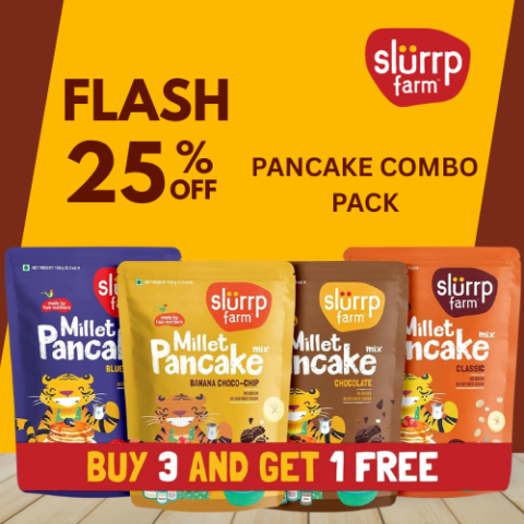 GET 25% off on Pancakes Combo