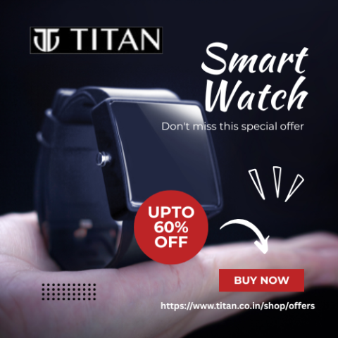 TITAN-Upto 60% off on smartwatches