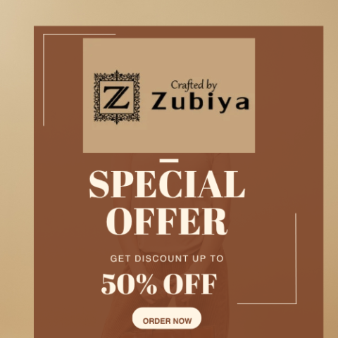 Zubiya Get 20% off sitewide