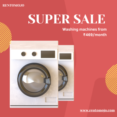 Washing machines from ₹469month