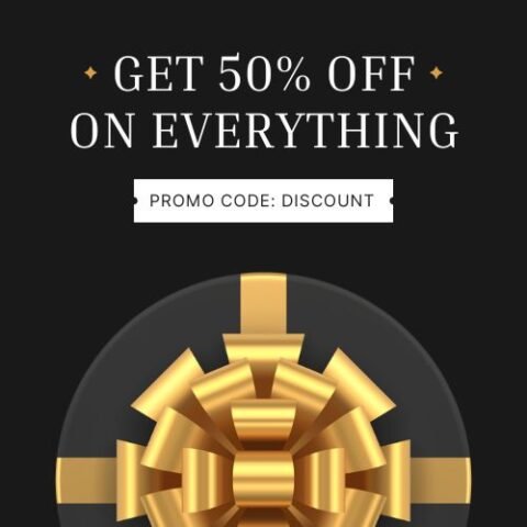get 50% off on everything